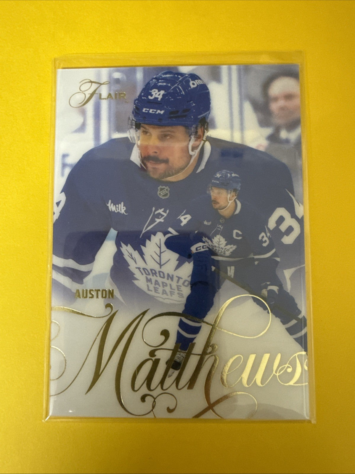 Auston Matthews . 2025/26 UD Flair Card - front