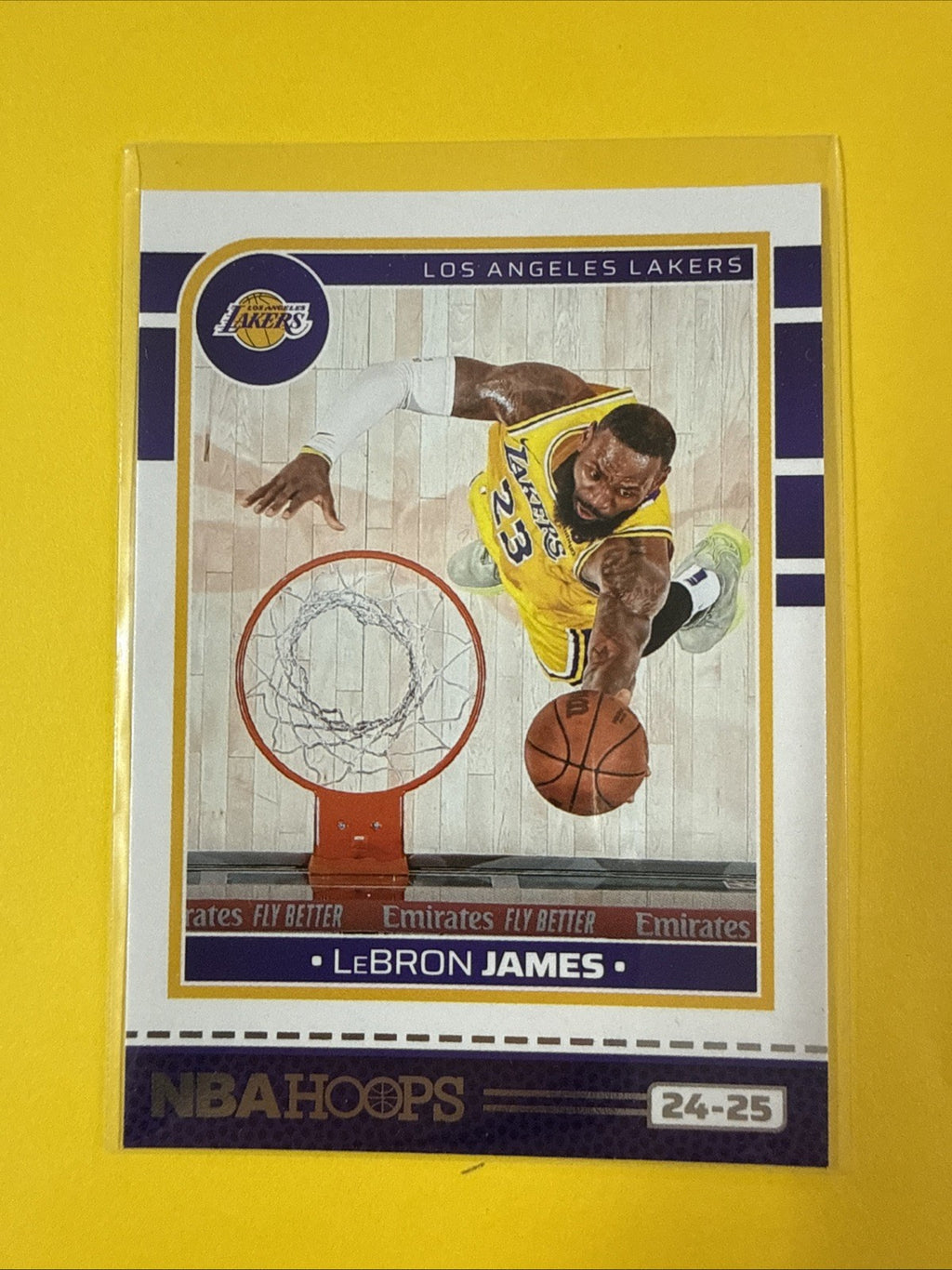 LeBron James 2024/25 Card - front