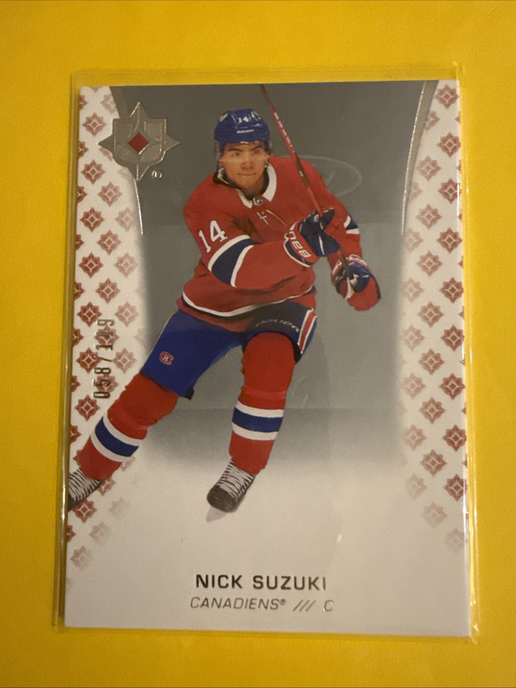 Nick Suzuki 2020/21 Ultimate Collection Card - front