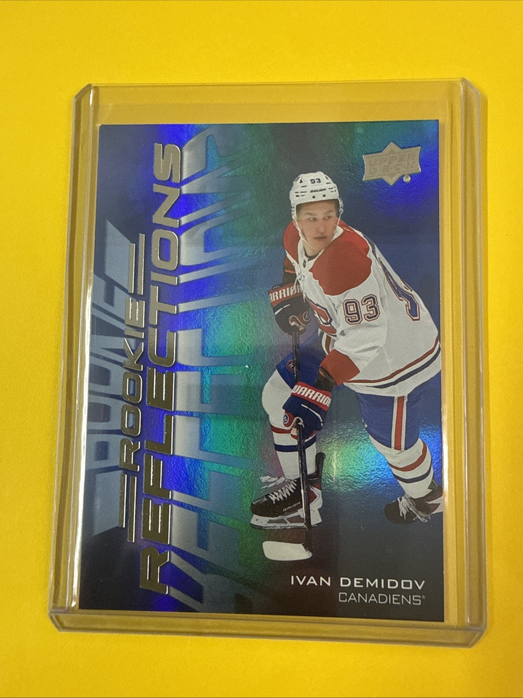 Ivan Demidov 2025/26 UD Rookie Reflections Rookie Card - front