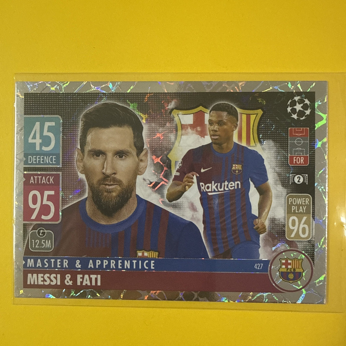Lionel Messi 2021/22 Topps Match Card - front