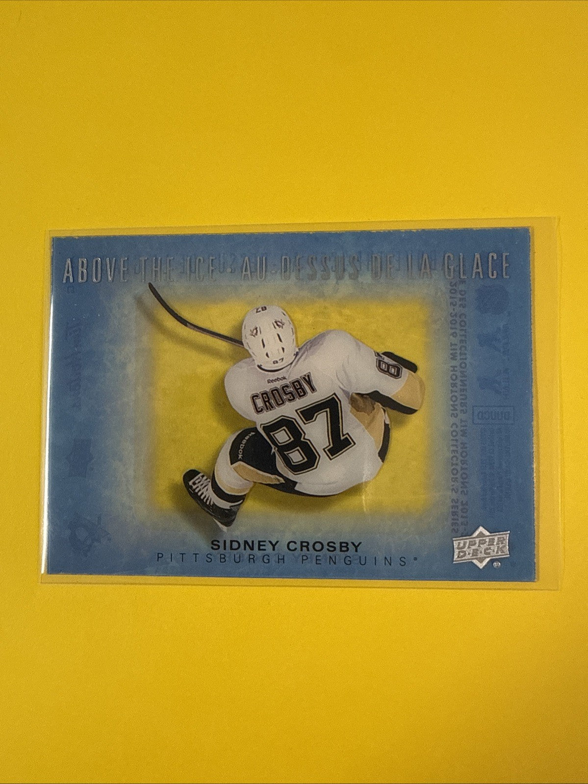 Sidney Crosby 2015/16 Tim Hortons Above the Ice Card - front