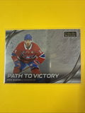Nick Suzuki 2025/26 O Pee Chee Platinum Patch to Victory Card - front