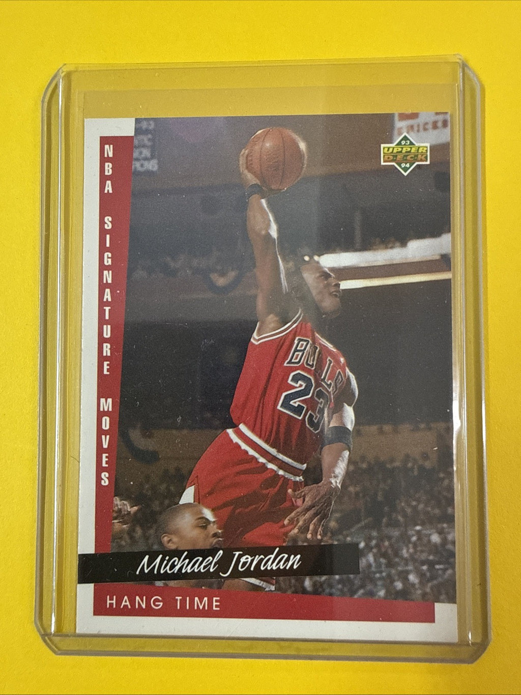 Michael Jordan 1993/94 UD NBA Signature Moves Card #237 - front