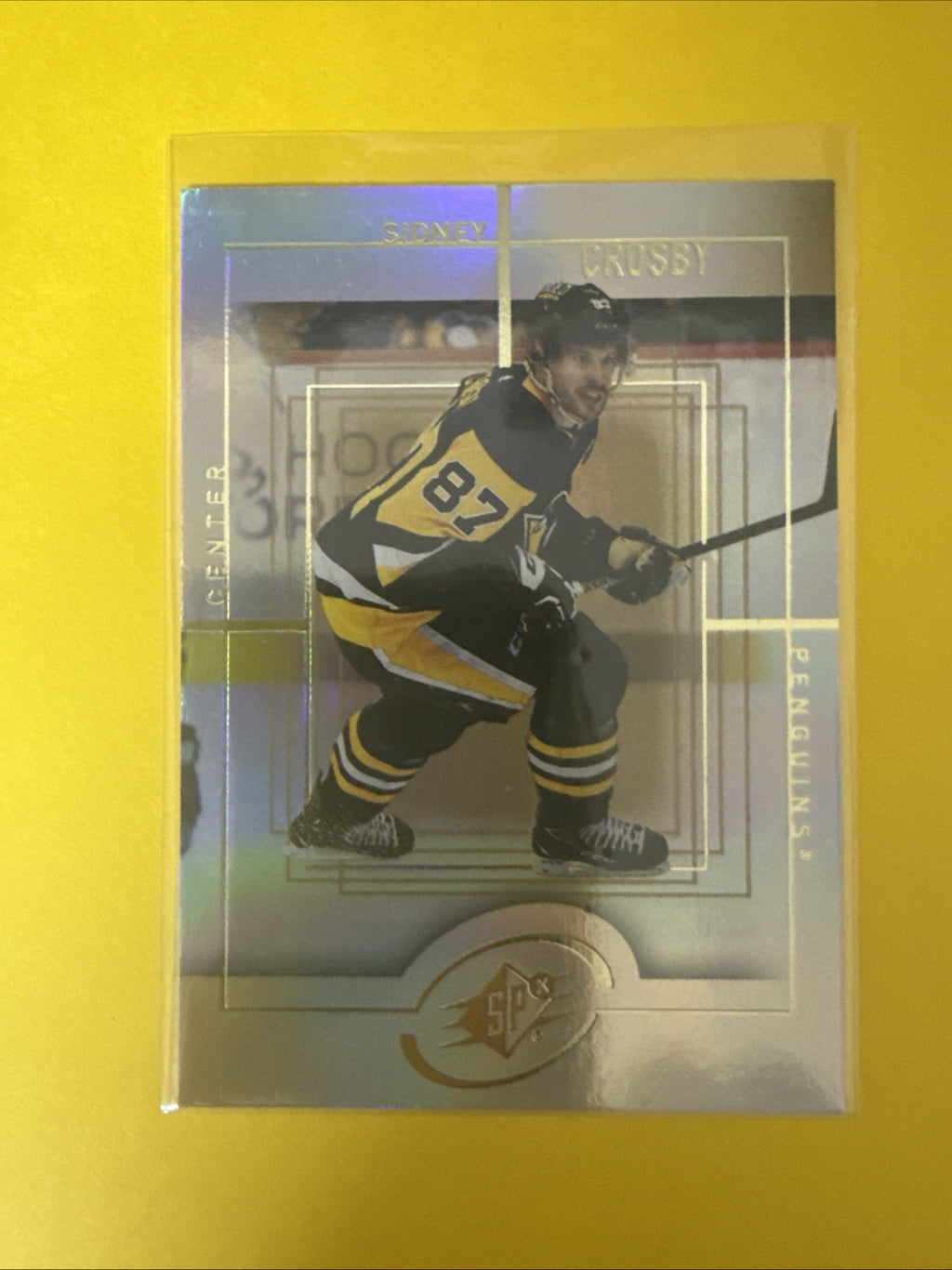 Sidney Crosby 2021/22 UD Extended SPx Card - front