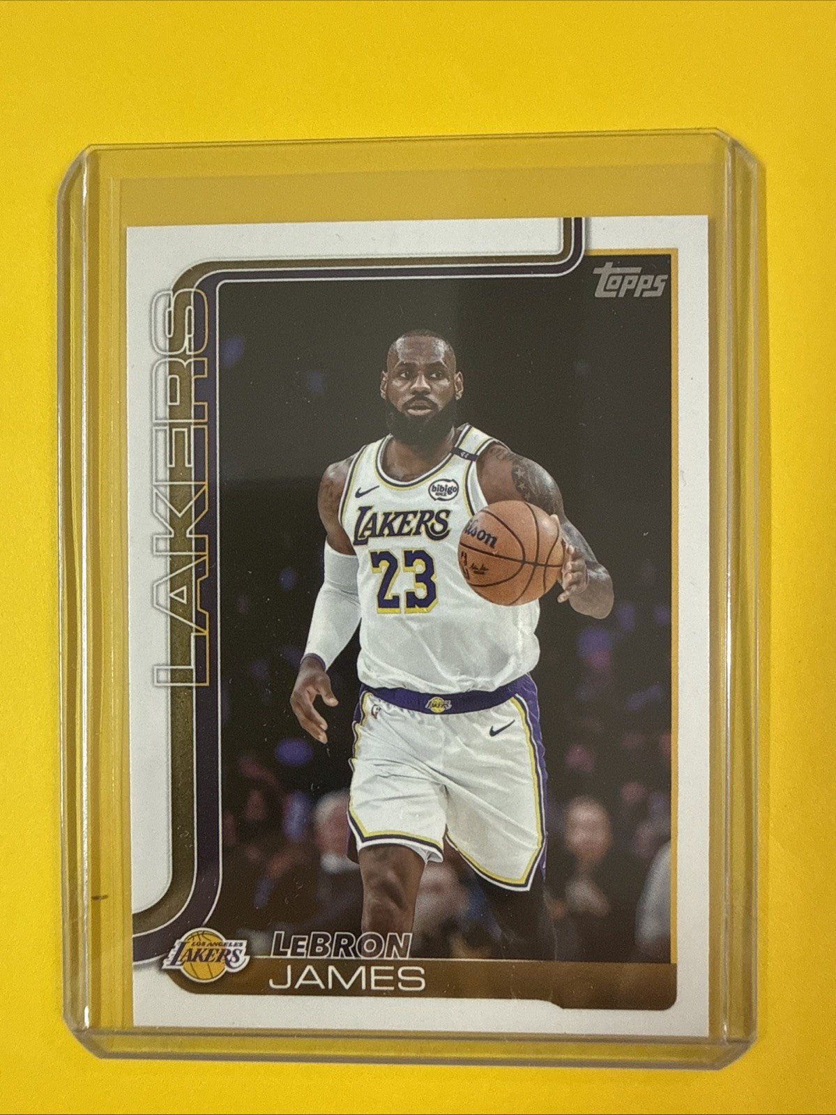 LeBron James 2025/26 Card - front