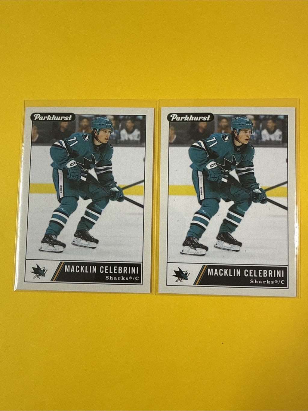 Macklin Celebrini 2025/26 Parkhurst 2 Hockey Card - front