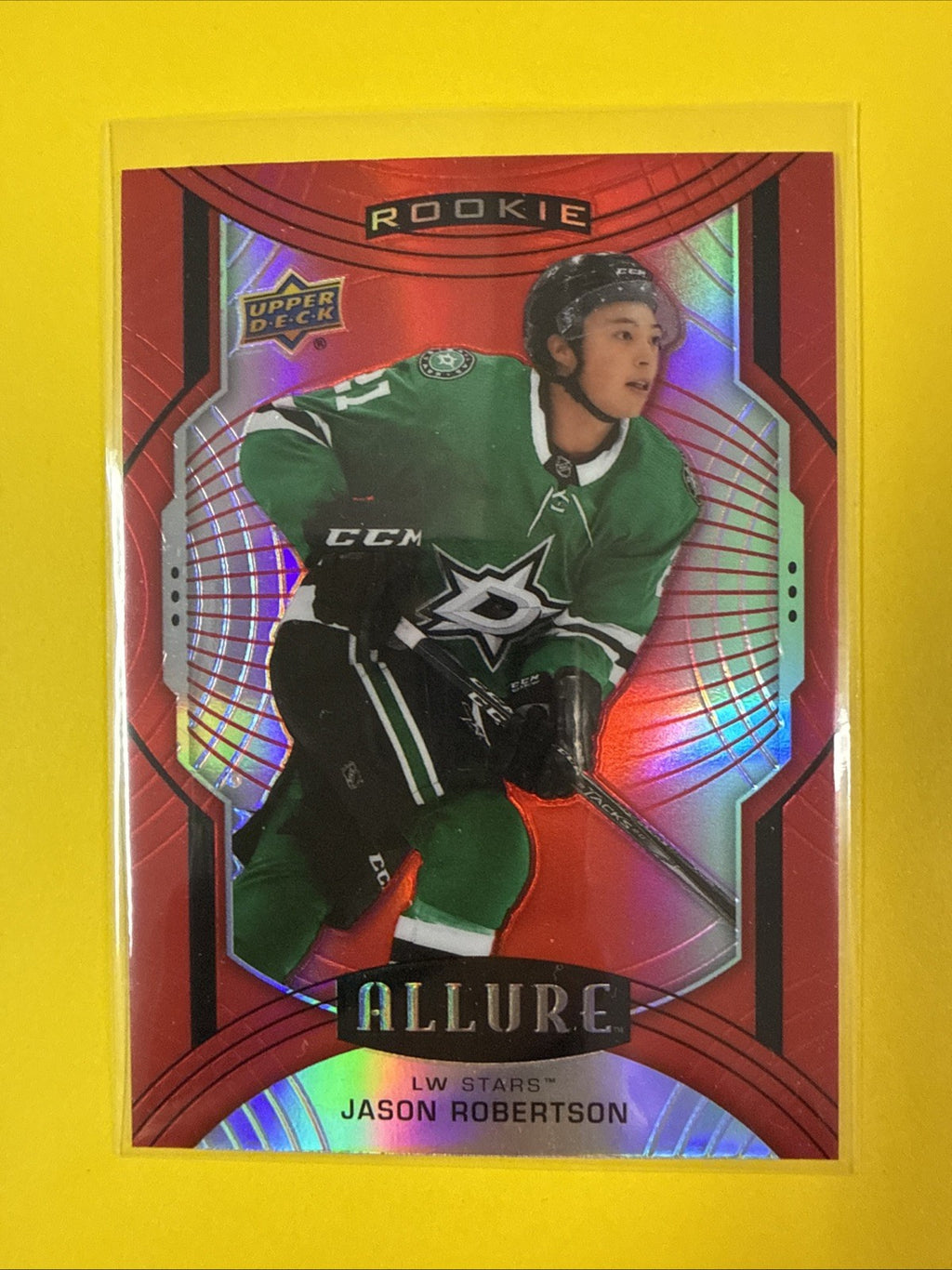 Jason Robertson 2020/21 Allure Red Rookie Card - front
