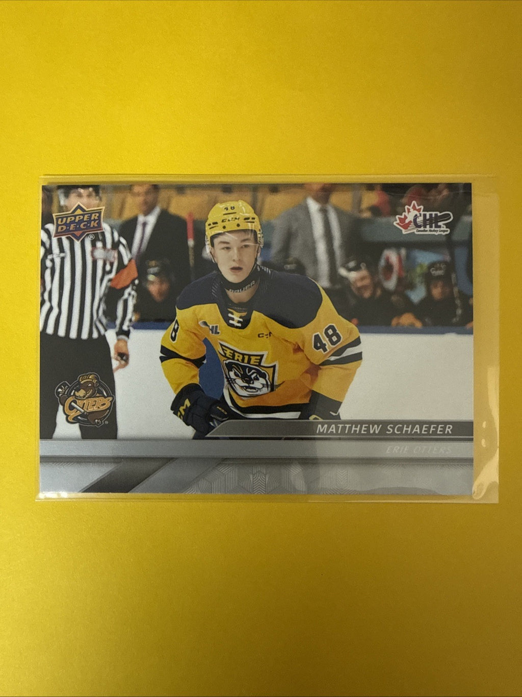 Matthew Schaefer 2024-25 UD Chl #82 RC York Islanders - front