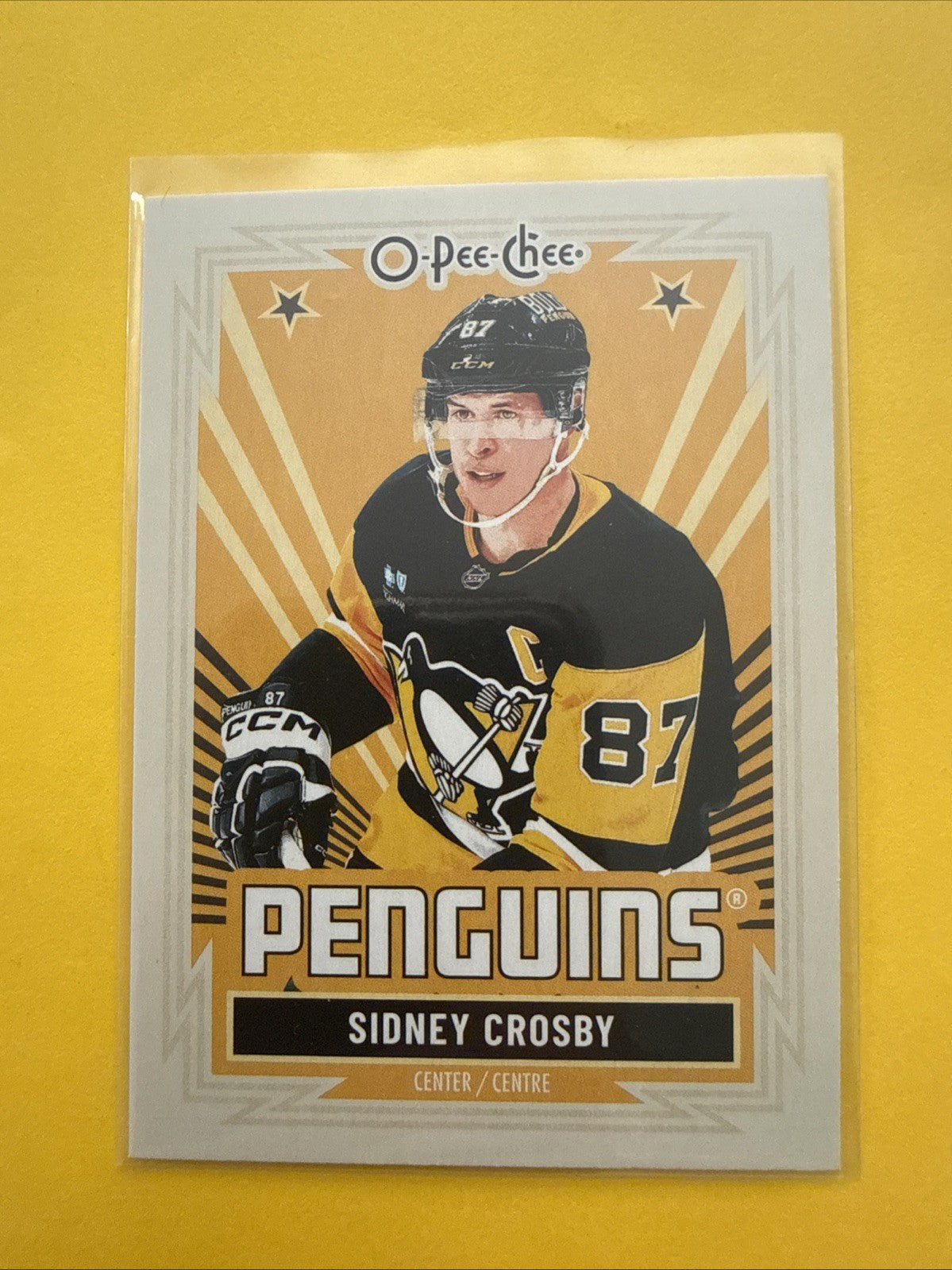Sidney Crosby 2025/26 O Pee Chee Card - front