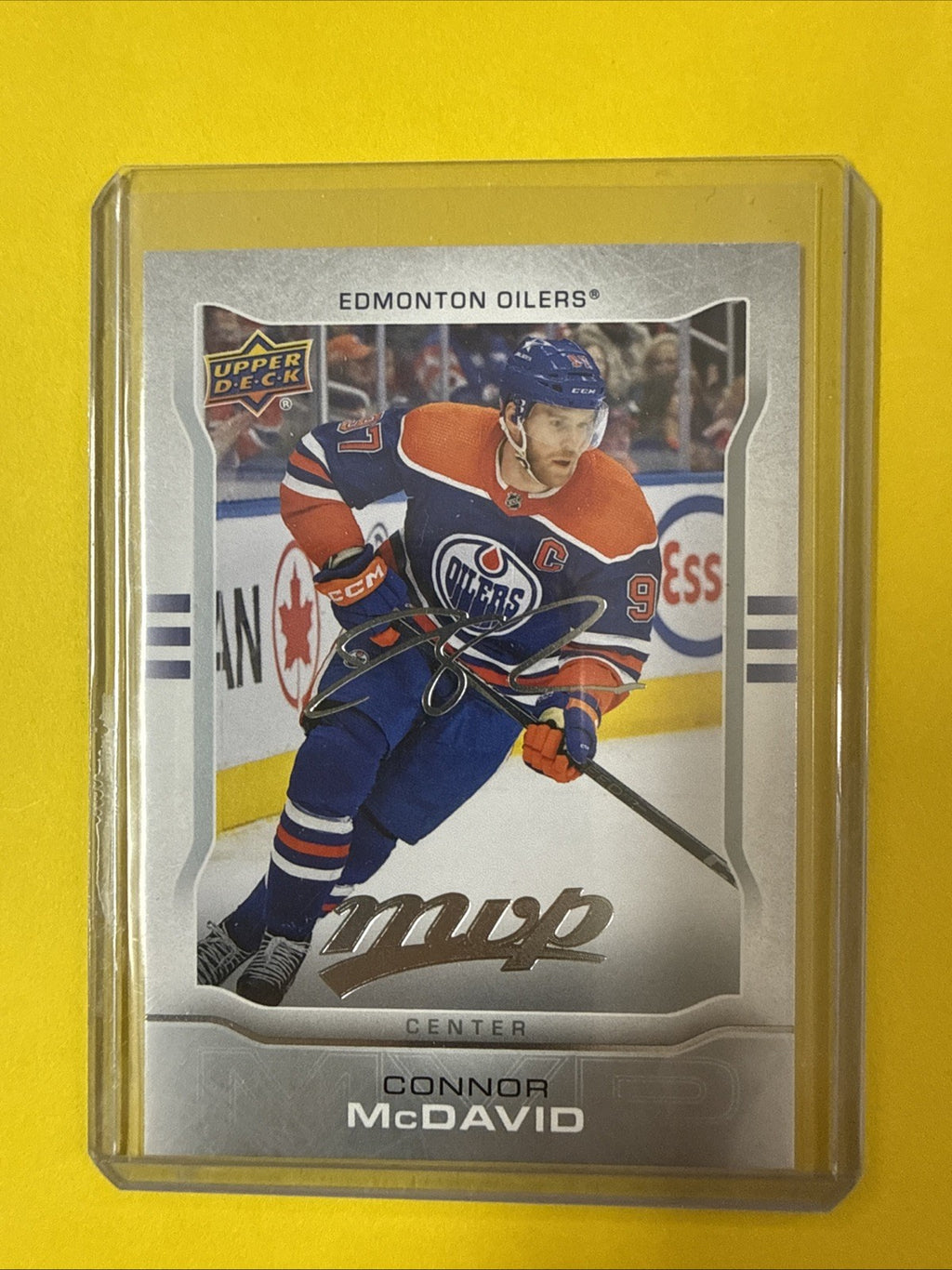 Connor McDavid 2024/25 Mvp Silver Script - front