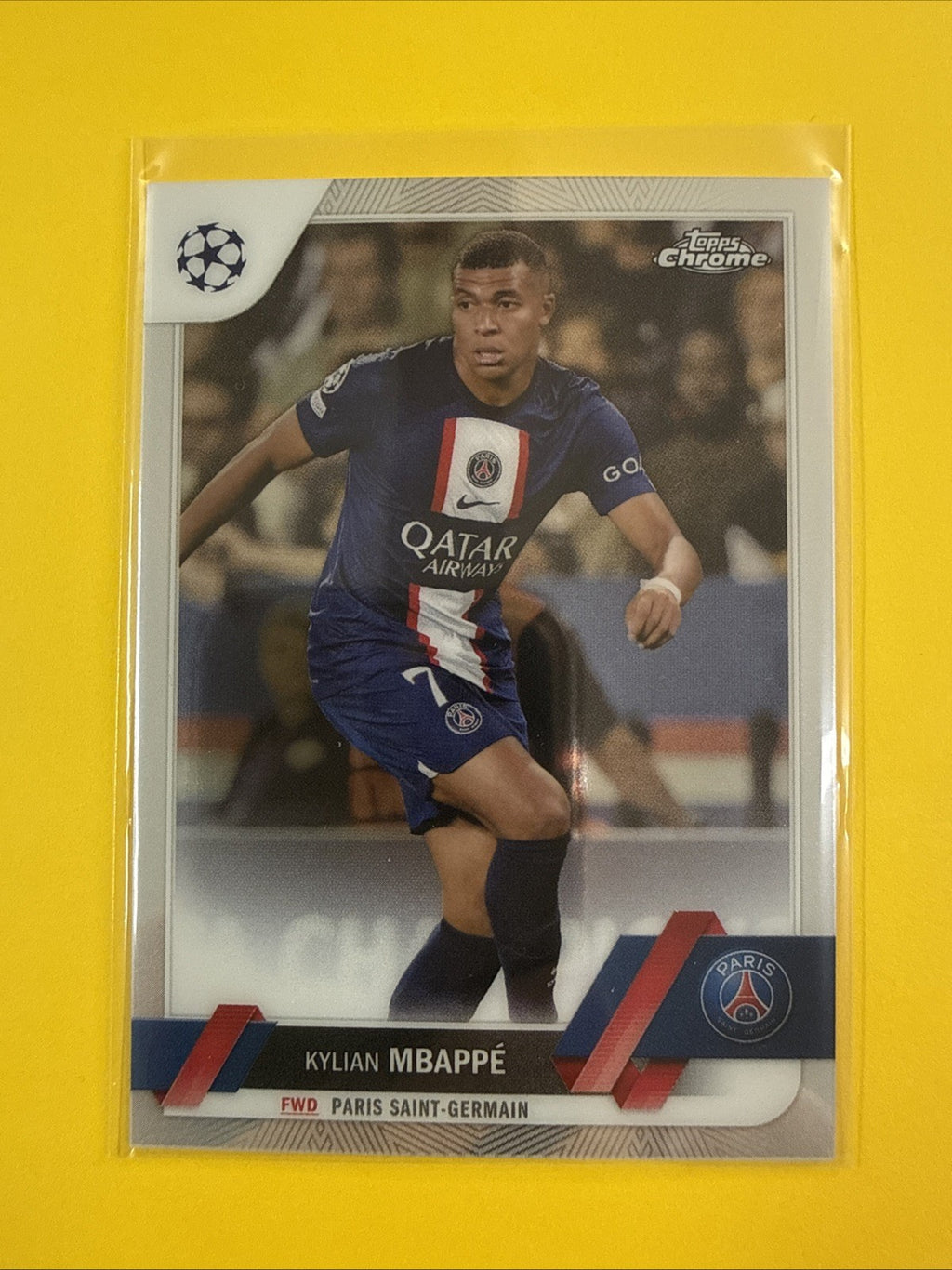 Kylian Mbappé 2022/23 Topps Chrome Paris Saint- Germain Soccer Card - front