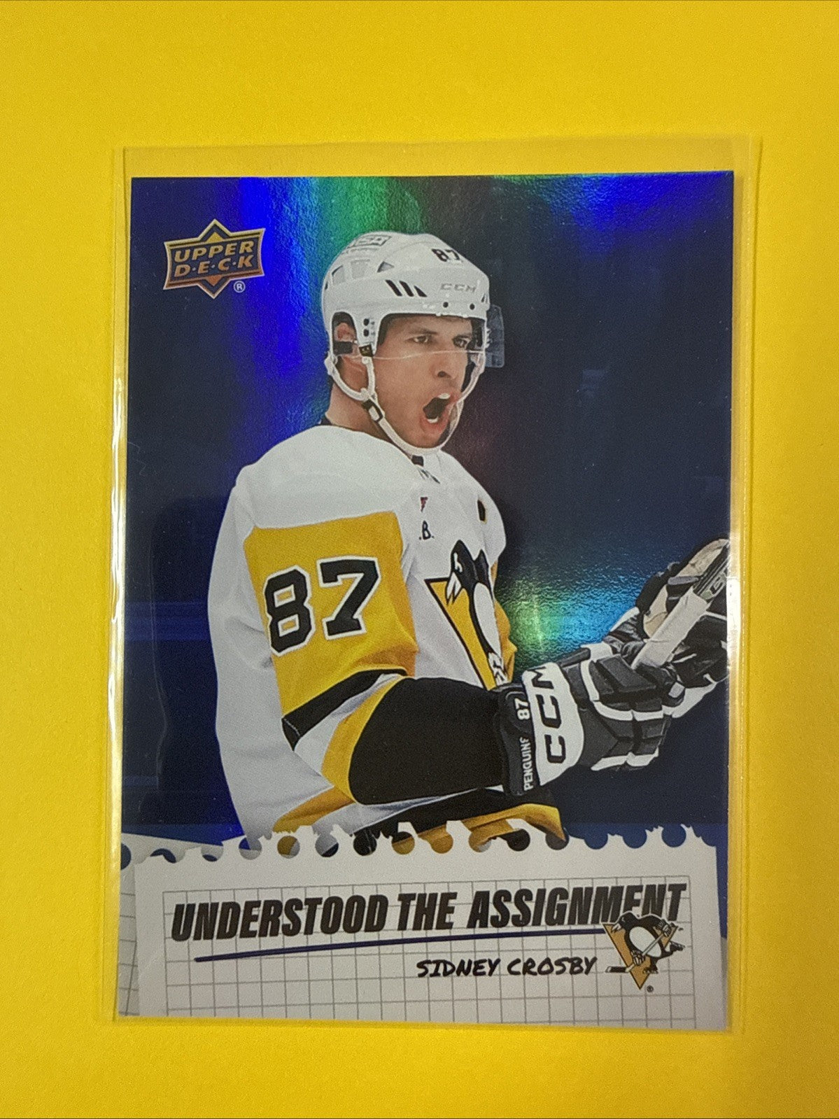 Sidney Crosby 2025/26 UD Extended Series Card #UA-6 - front