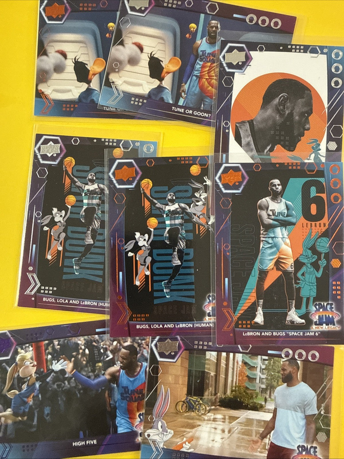 LeBron James 2021 Space Jam 9 Cards - front