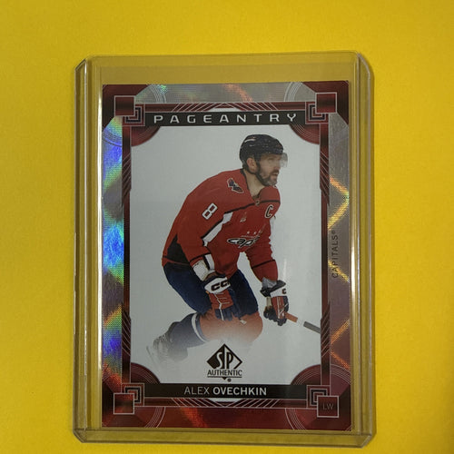 Alex Ovechkin 2024/25 SP Authentic Pageantry Red Card - front