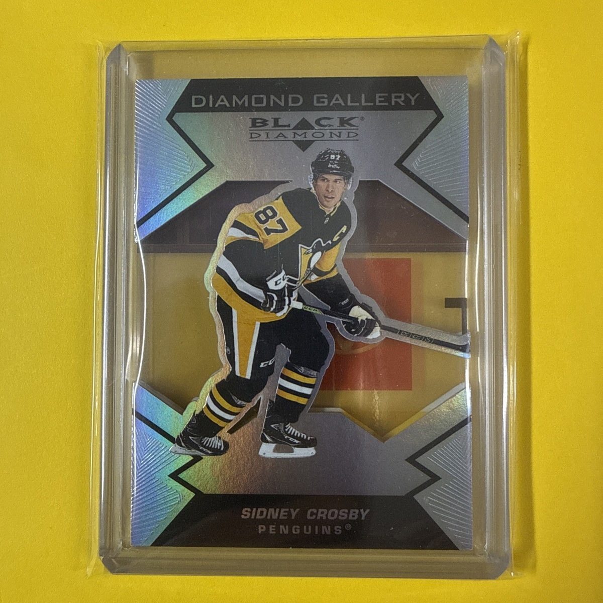 Sidney Crosby 2021/22 Black Diamond Gallery Card - front