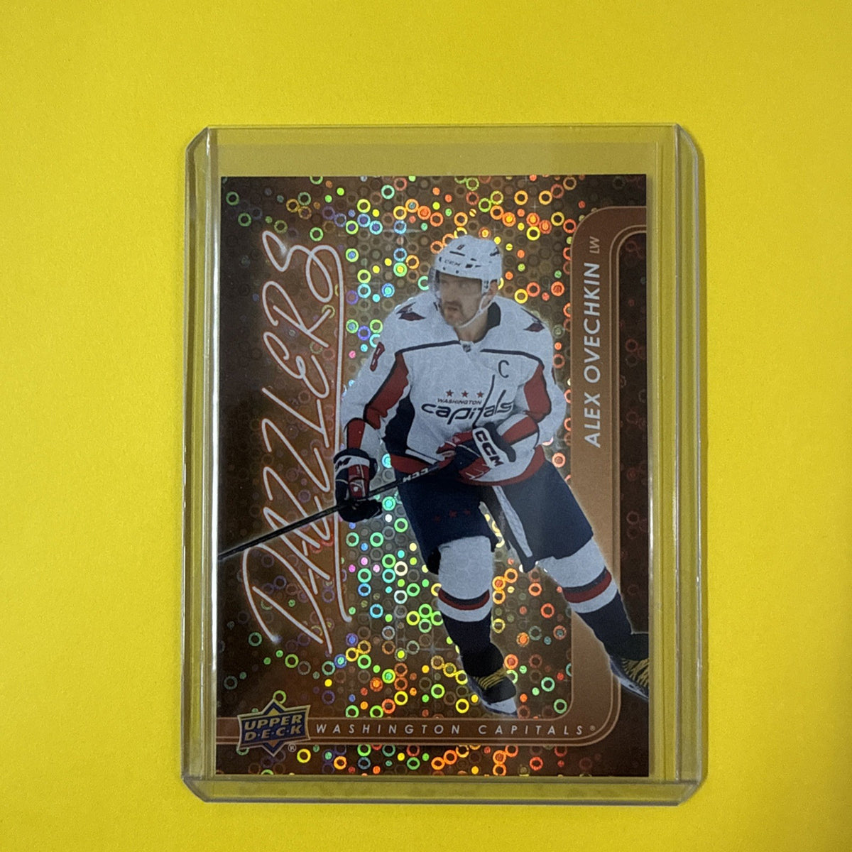 Alex Ovechkin 2024/25 UD Orange Dazzlers - front