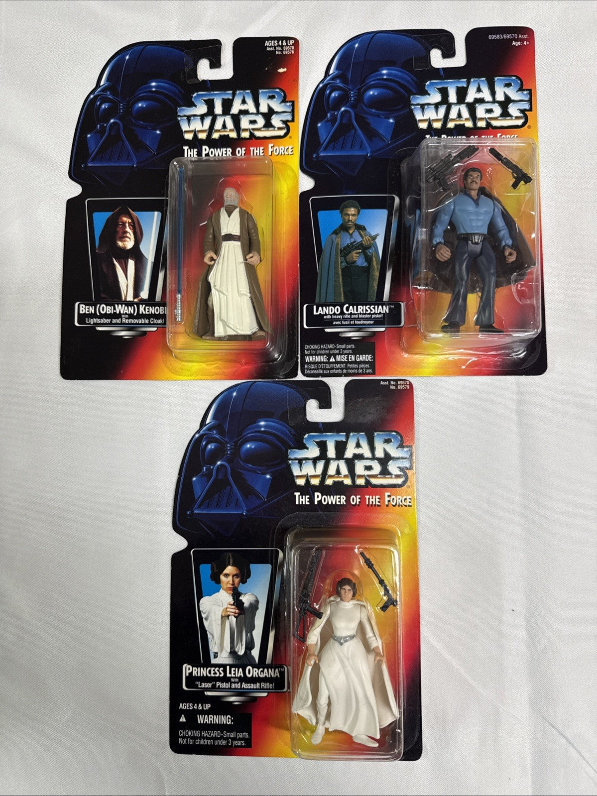 Star Wars 1996 Action Figures 3 Pcs - front