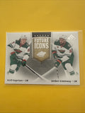 2021/22 SP Authentic Kaprizov/greenway Future Icons Parallel Card #FI-15 #d/399 - front