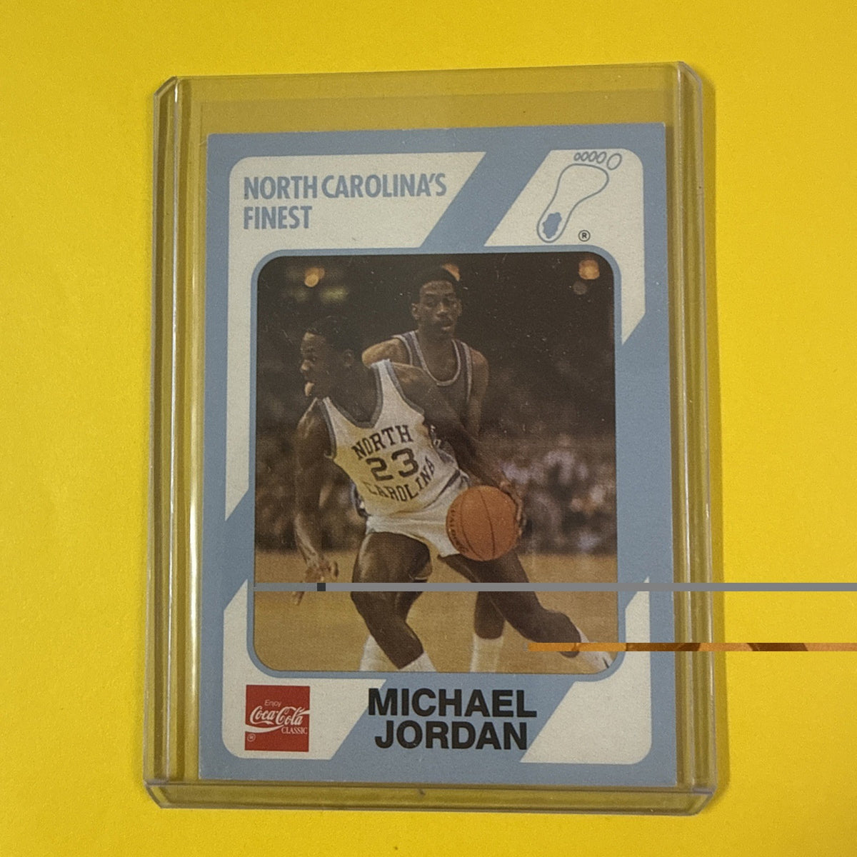 Collegiate Collection 1989-90 Coca-Cola Nc's Finest Michael Jordan #17 PSA 9 - front