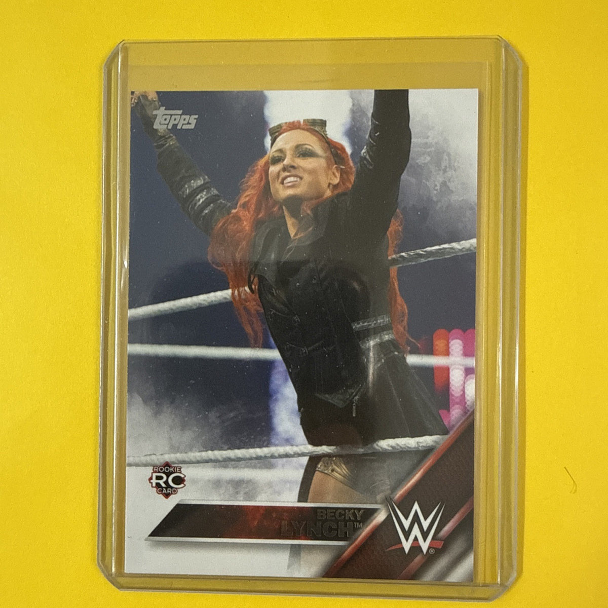 Becky Lynch Wwe 2016 Topps RC Rookie Card #5 Base Wrestling - front
