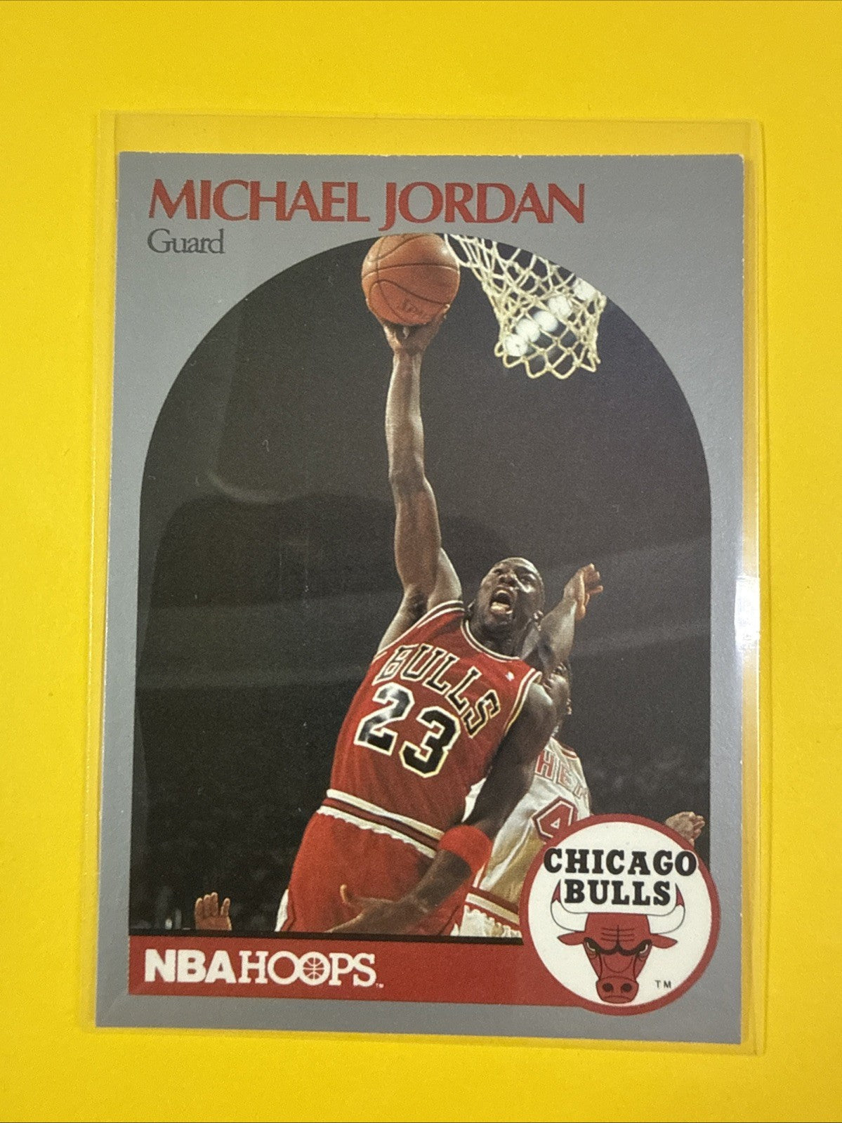 1990-91 NBA Hoops - Michael Jordan Card No.65 - front