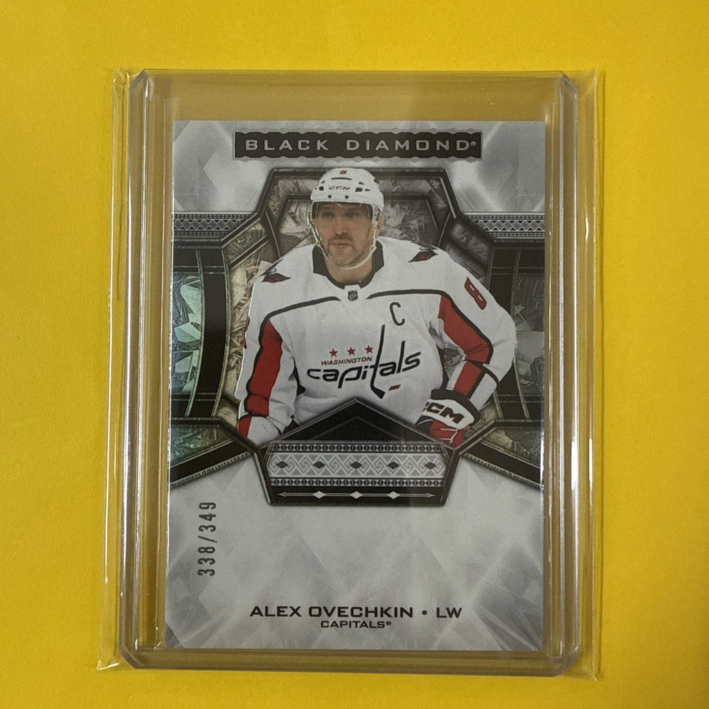 Alex Ovechkin 2024/25 Black Diamond Hockey Card Out of /349 - front