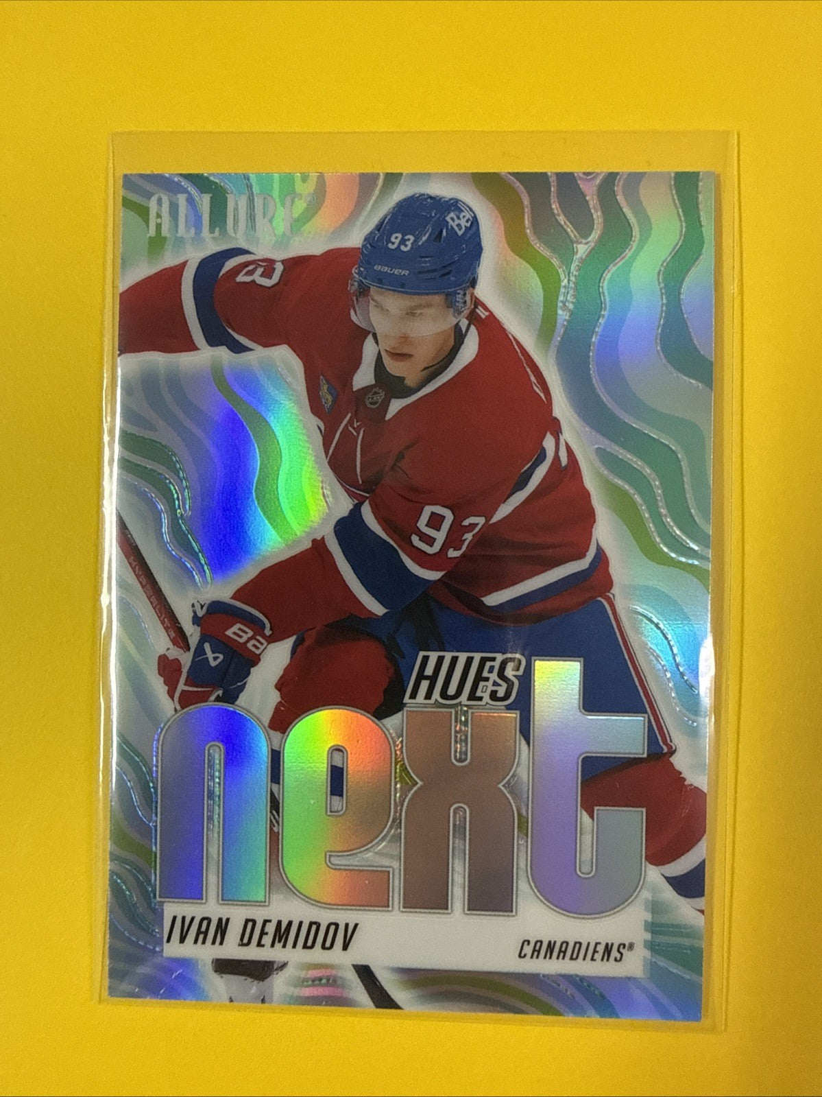 Yvan Demidov 2025/26 Allure Hues Next Orange Rookie Card - front