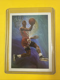 Michael Jordan 1990/91 NBA Hoops Card #358 - front