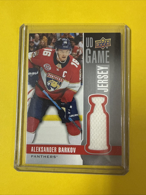 Aleksander Barkov 2019/20 UD Jersey Card - front
