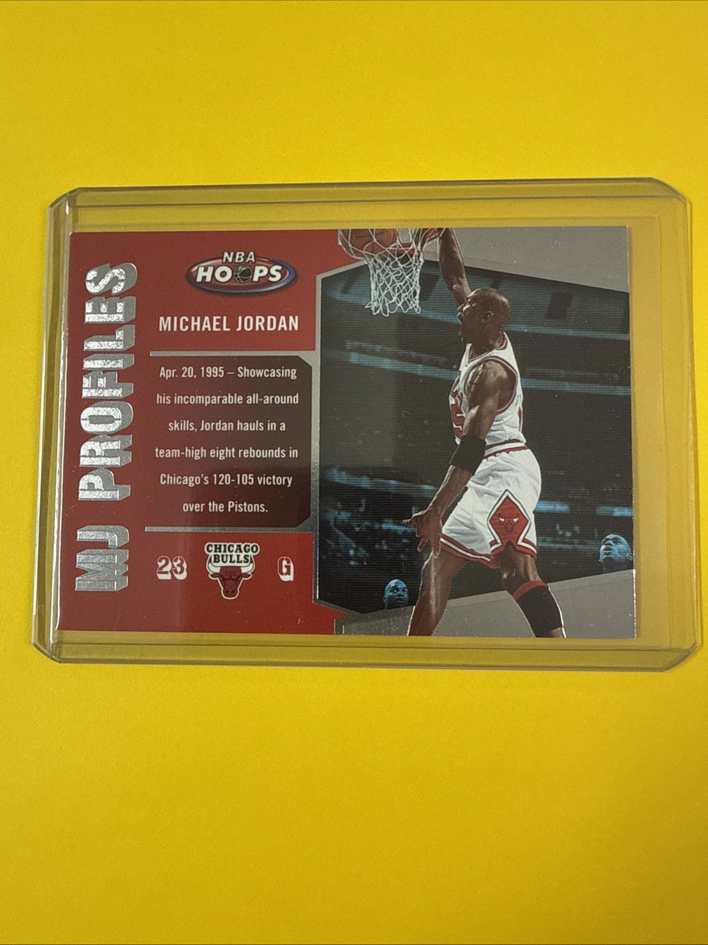 Michael Jordan 2005/06 NBA Hoops MJ Profiles #10 - front