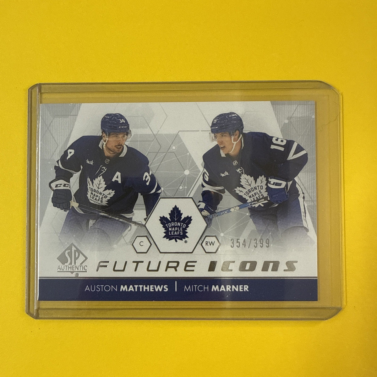 Auston Matthews 2022/23 SP Future Icons Card - front