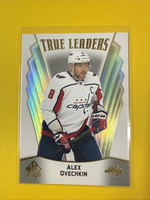Alex Ovechkin 2021/22 SP Authentic True Leaders Card - front