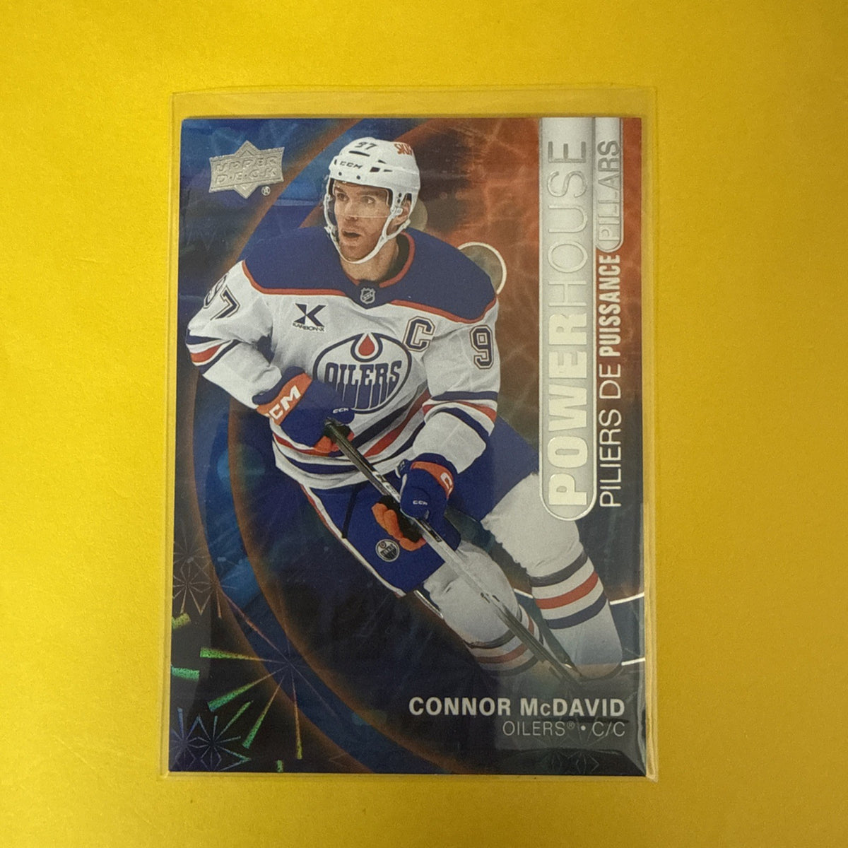Connor McDavid 2026/27 Tim Hortons Power House Card - front