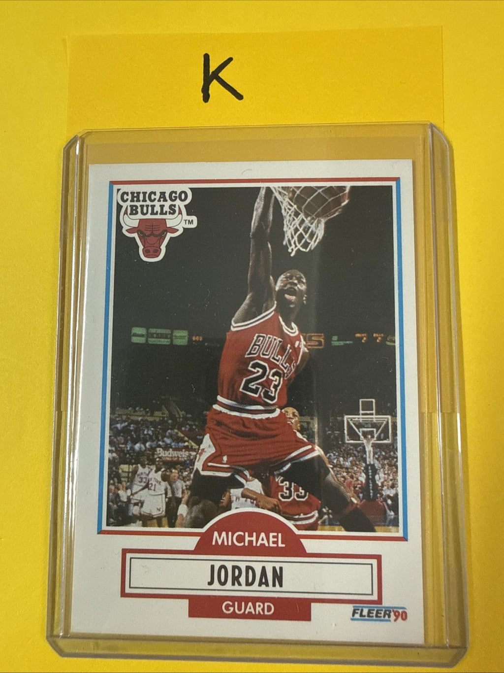 Michael Jordan 1990/91 Fleer Card #26 - front