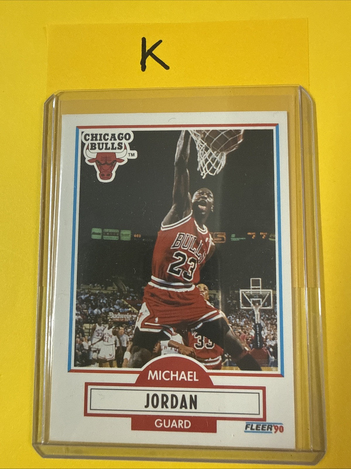 Michael Jordan 1990/91 Fleer Card #26 - front