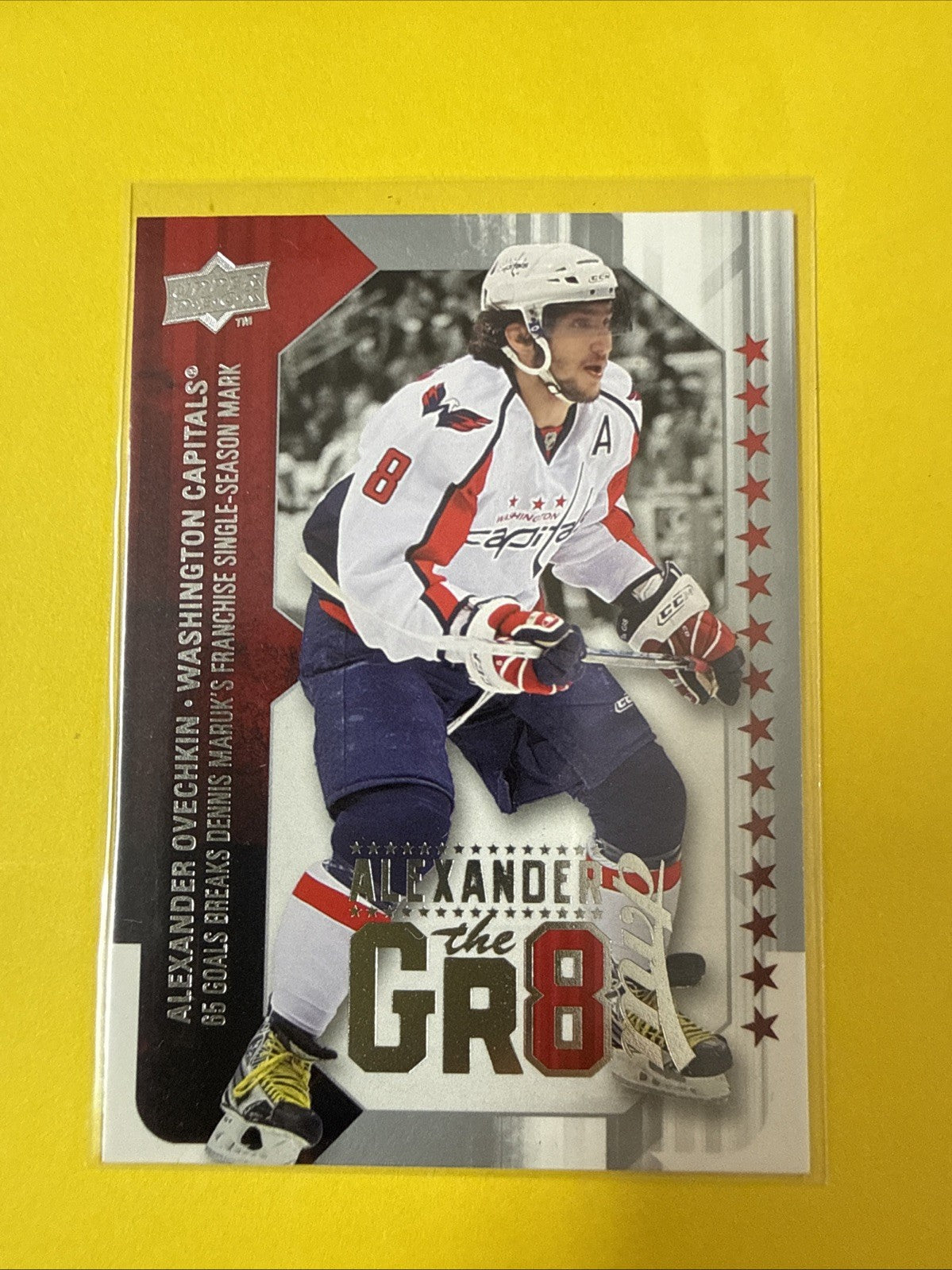 Alexander Ovechkin 2008 Card - front