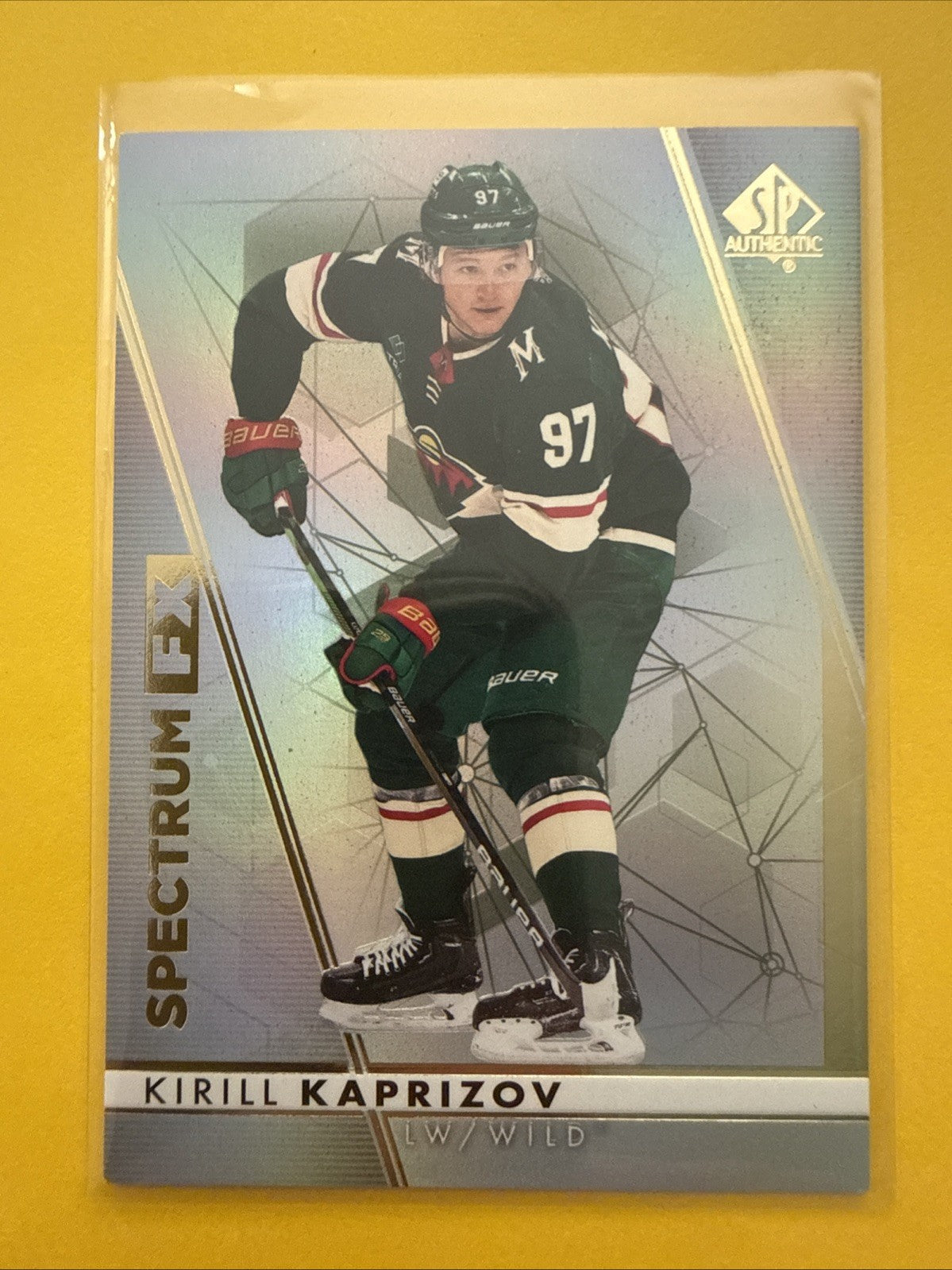 Kirill Kaprizov 2022/23 SP Authentic Spectrum FX Card - front