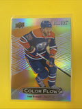 Leon Draisaitl 2024/25 Allure Color Flow Orange-Yellow Card - front