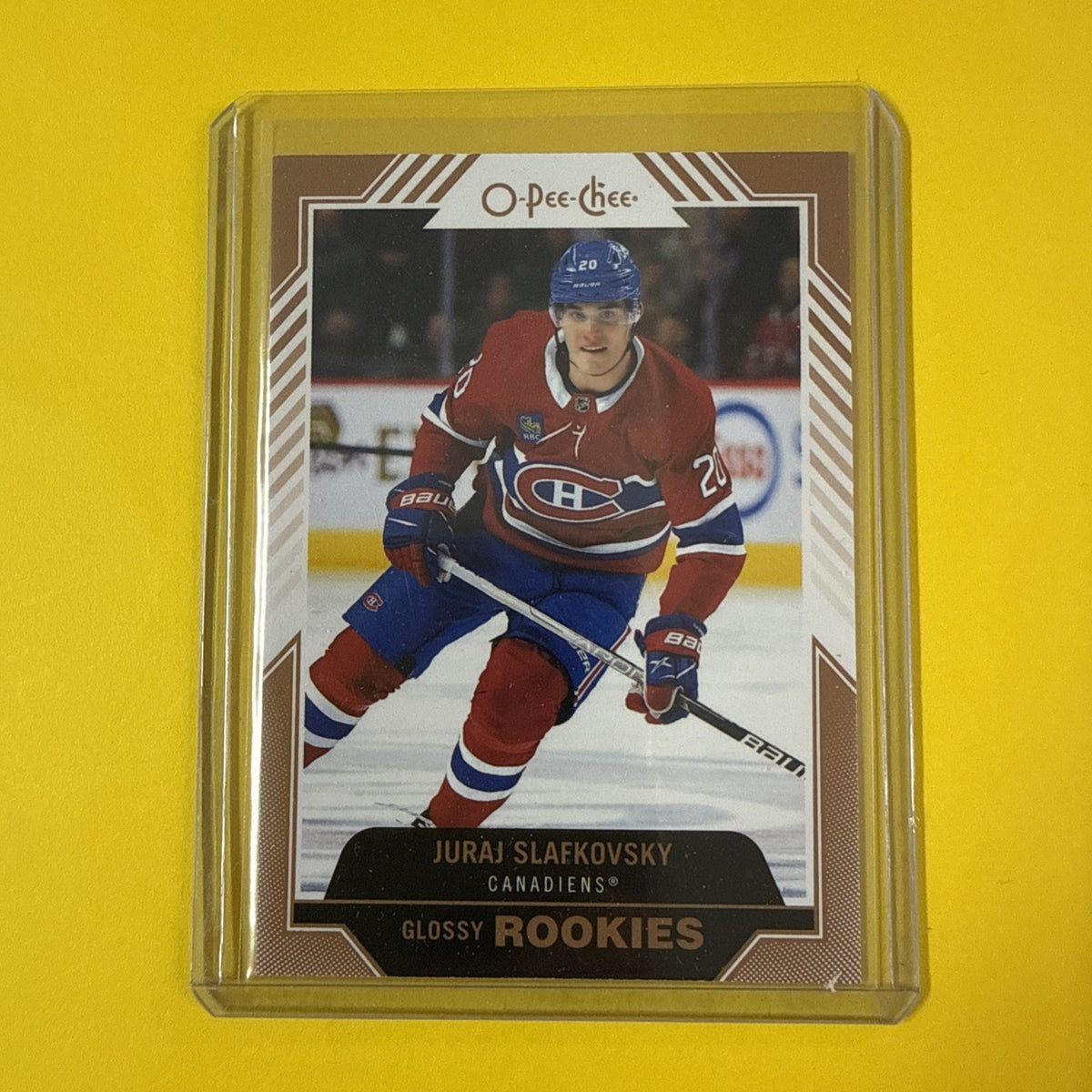 Juraj Slafkovsky 2022/23 Rookie Card O Pee Chee Glossy - front