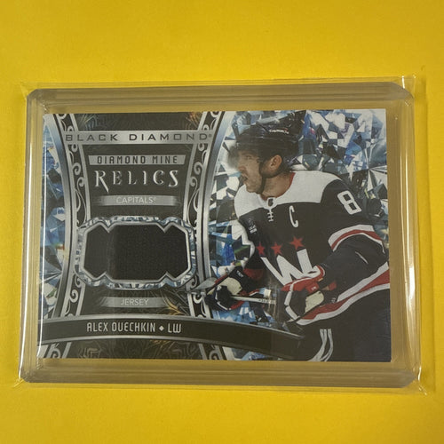 Alex Ovechkin 2023/24 Black Diamond Relics Card - front