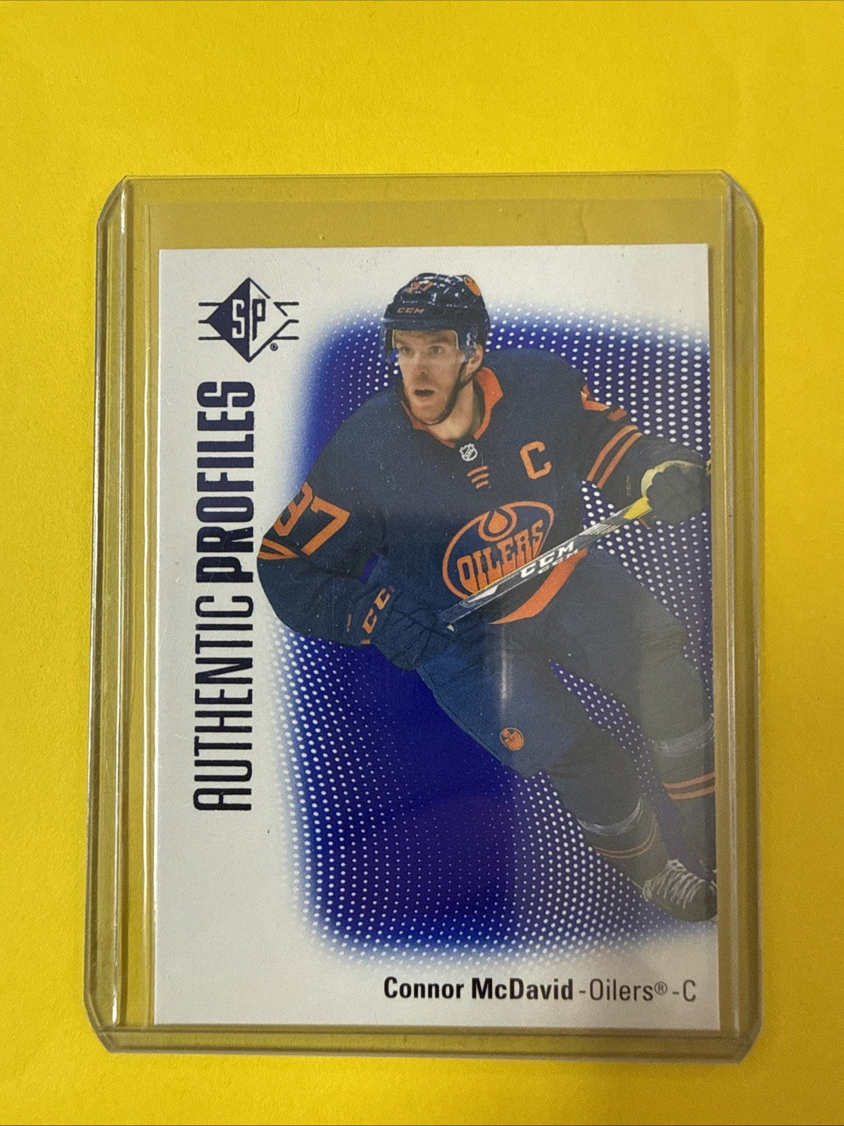 Connor McDavid 2021/22 SP Authentic Profiles - front