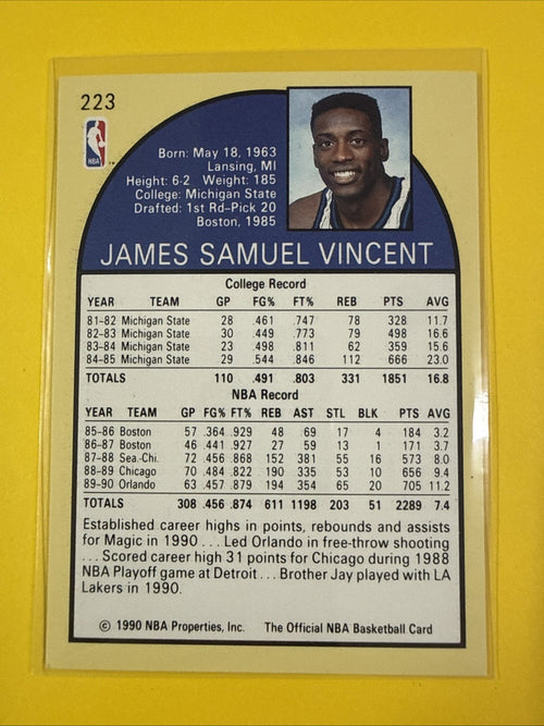 1990-91 NBA Hoops - Michael Jordan Wearing #12 His Jersey Was Stolen - back