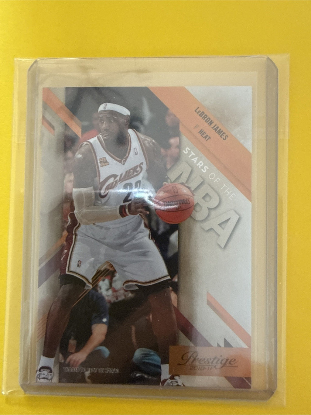 LeBron James 2010/11 Card - front