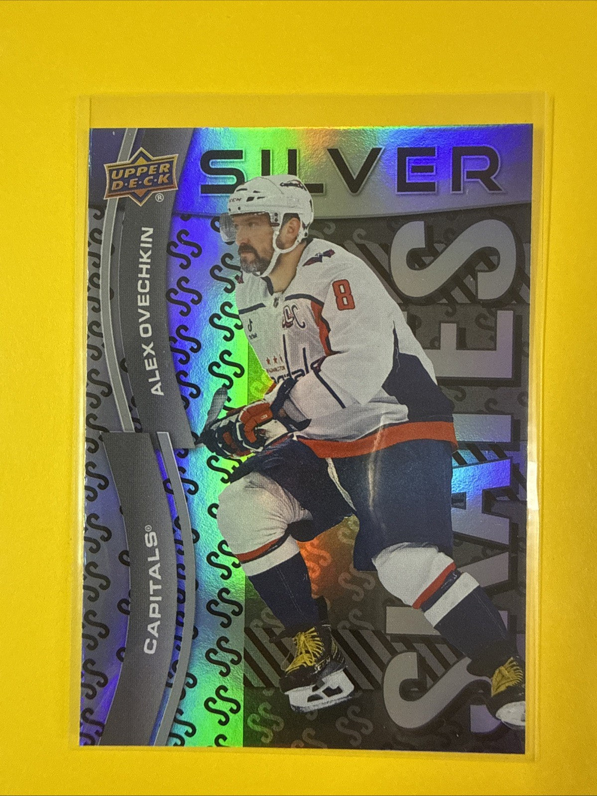 Alex Ovechkin 2024/25 UD Silver Skates Card - front