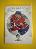 Lane Hutson 2023/24 SP Authentic Freshman Focus Rookie Card - front
