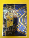 LeBron James 2023/24 Panini Select Blue Card - front