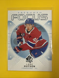 Lane Hutson 2024/25 SP Authentic Freshman Focus Rookie Blue Card - front