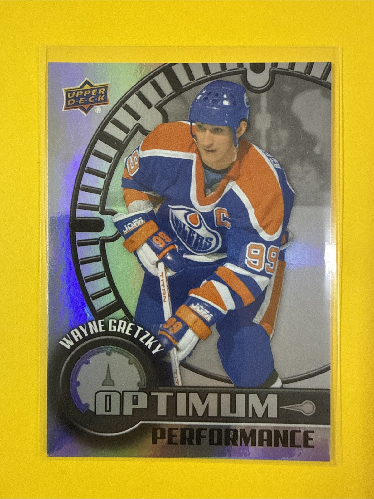 Wayne Gretzky 2016-17 UD Overtime Optimum Performance Card - front