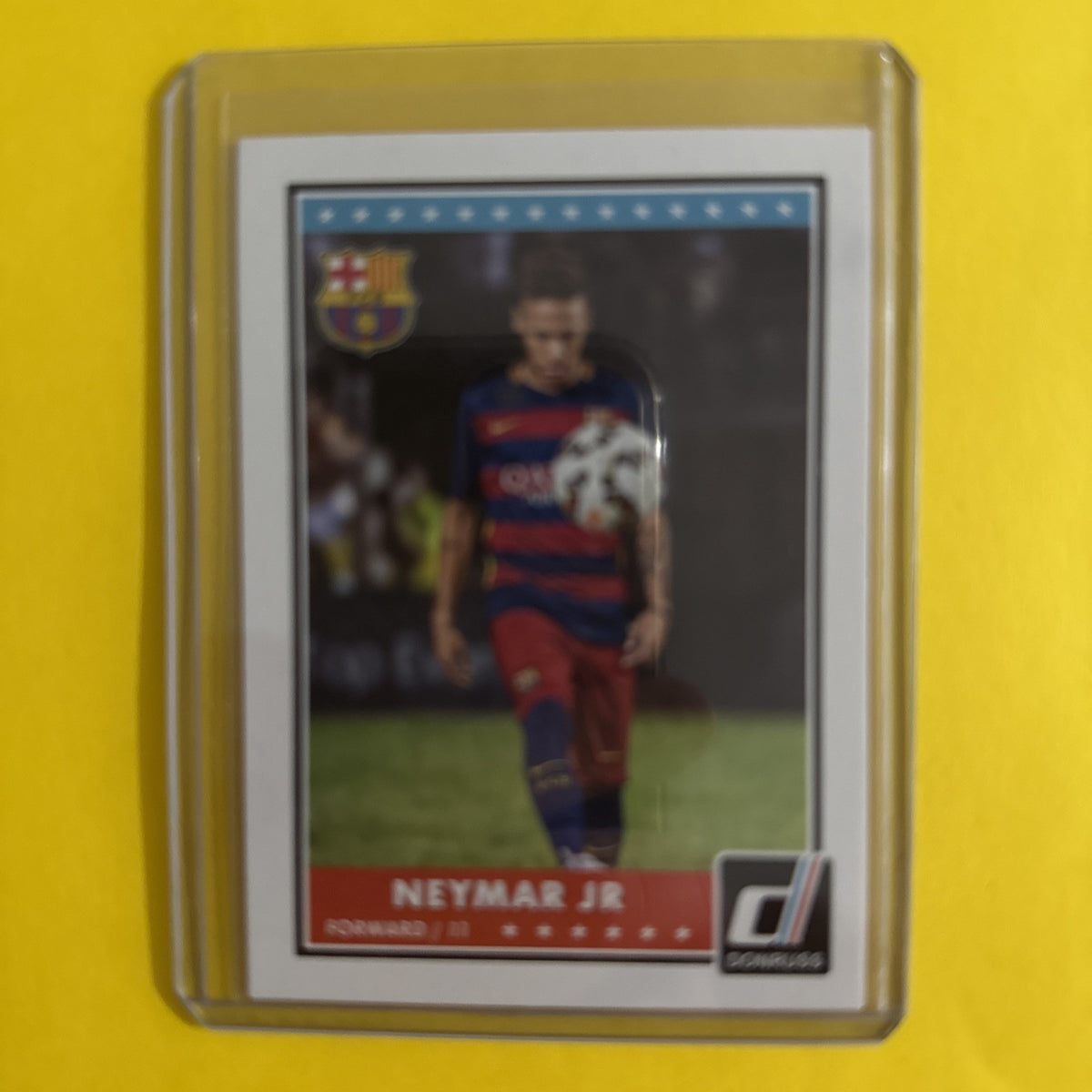 Neymar Jr 2015 Donruss Soccer Card - front